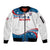 Personalized USA Rowing Sleeve Zip Bomber Jacket 2024 United States Flag Curve Style