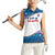 Personalized USA Rowing Women Sleeveless Polo Shirt 2024 United States Flag Curve Style