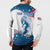 Personalized USA Surfing Button Sweatshirt 2024 United States Flag Curve Style - Wonder Print Shop