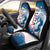 Personalized USA Surfing Car Seat Cover 2024 United States Flag Curve Style - Wonder Print Shop