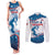 Personalized USA Surfing Couples Matching Tank Maxi Dress and Long Sleeve Button Shirt 2024 United States Flag Curve Style - Wonder Print Shop