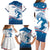 Personalized USA Surfing Family Matching Long Sleeve Bodycon Dress and Hawaiian Shirt 2024 United States Flag Curve Style - Wonder Print Shop