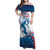 Personalized USA Surfing Family Matching Off Shoulder Maxi Dress and Hawaiian Shirt 2024 United States Flag Curve Style - Wonder Print Shop