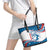 Personalized USA Surfing Leather Tote Bag 2024 United States Flag Curve Style