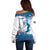 Personalized USA Surfing Off Shoulder Sweater 2024 United States Flag Curve Style - Wonder Print Shop