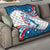 Personalized USA Surfing Quilt 2024 United States Flag Curve Style