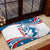 Personalized USA Surfing Rubber Doormat 2024 United States Flag Curve Style