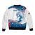 Personalized USA Surfing Sleeve Zip Bomber Jacket 2024 United States Flag Curve Style