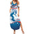 Personalized USA Surfing Summer Maxi Dress 2024 United States Flag Curve Style