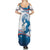 Personalized USA Surfing Summer Maxi Dress 2024 United States Flag Curve Style