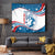 Personalized USA Surfing Tapestry 2024 United States Flag Curve Style