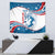 Personalized USA Surfing Tapestry 2024 United States Flag Curve Style