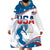 Personalized USA Surfing Wearable Blanket Hoodie 2024 United States Flag Curve Style