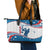 Personalized USA Golf Leather Tote Bag 2024 United States Flag Curve Style