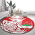 Custom Iran Football Round Carpet Go Team Melli Leopard Pattern