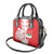 Custom Iran Football Shoulder Handbag Go Team Melli Leopard Pattern