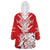 Custom Iran Football Wearable Blanket Hoodie Go Team Melli Leopard Pattern - Wonder Print Shop