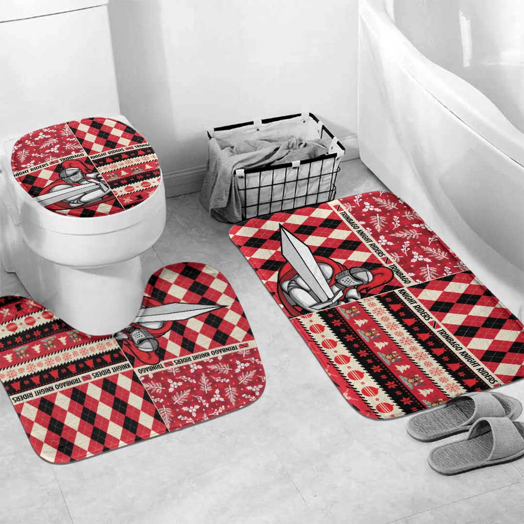 Trinbago Cricket Christmas Bathroom Set Merry Xmas Knight Riders - Wonder Print Shop