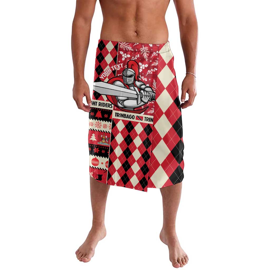 Personalized Trinbago Cricket Christmas Lavalava Merry Xmas Knight Riders - Wonder Print Shop