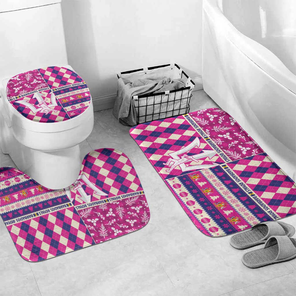 Barbados Cricket Christmas Bathroom Set Merry Xmas Royals - Wonder Print Shop