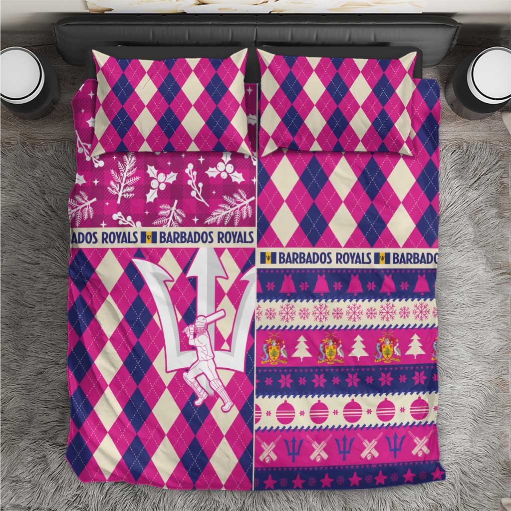 Barbados Cricket Christmas Bedding Set Merry Xmas Royals - Wonder Print Shop