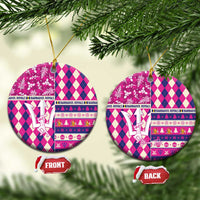 Personalized Barbados Cricket Christmas Ceramic Ornament Merry Xmas Royals - Wonder Print Shop