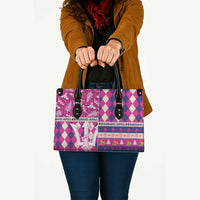 Barbados Cricket Christmas Leather Bag Merry Xmas Royals - Wonder Print Shop