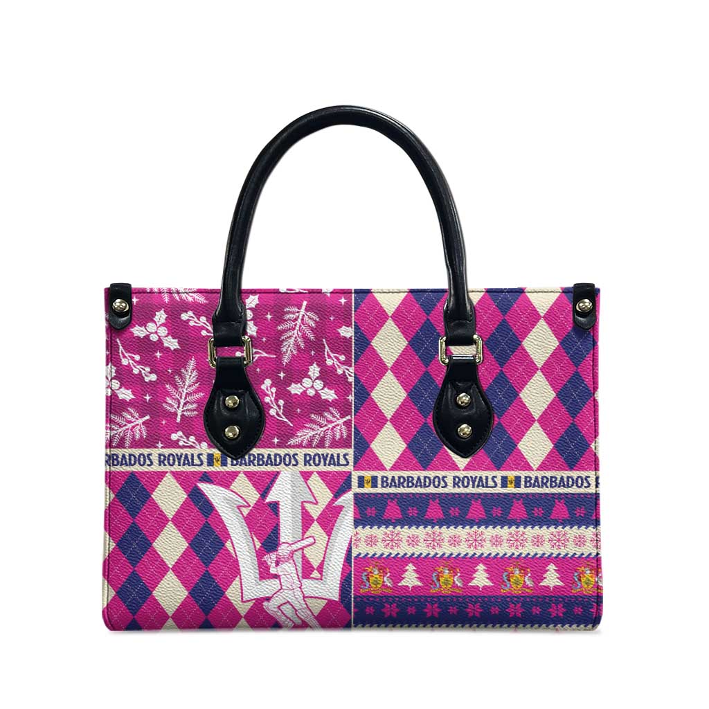 Barbados Cricket Christmas Leather Bag Merry Xmas Royals - Wonder Print Shop