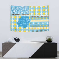 St Lucia Cricket Christmas Tapestry Merry Xmas Kings - Wonder Print Shop