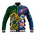 South Africa And United States Rugby Baseball Jacket 2023 Springboks Combine Eagles - Wonder Print Shop