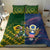 South Africa And United States Rugby Bedding Set 2023 Springboks Combine Eagles - Wonder Print Shop