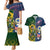 South Africa And United States Rugby Couples Matching Mermaid Dress and Hawaiian Shirt 2023 Springboks Combine Eagles - Wonder Print Shop