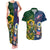 South Africa And United States Rugby Couples Matching Tank Maxi Dress and Hawaiian Shirt 2023 Springboks Combine Eagles - Wonder Print Shop