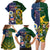 South Africa And United States Rugby Family Matching Long Sleeve Bodycon Dress and Hawaiian Shirt 2023 Springboks Combine Eagles - Wonder Print Shop