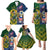 South Africa And United States Rugby Family Matching Puletasi Dress and Hawaiian Shirt 2023 Springboks Combine Eagles - Wonder Print Shop