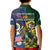 South Africa And United States Rugby Kid Polo Shirt 2023 Springboks Combine Eagles - Wonder Print Shop