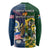 South Africa And United States Rugby Long Sleeve Shirt 2023 Springboks Combine Eagles - Wonder Print Shop