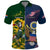 South Africa And United States Rugby Polo Shirt 2023 Springboks Combine Eagles - Wonder Print Shop