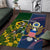 Custom South Africa And United States Rugby Area Rug 2023 Springboks Combine Eagles - Wonder Print Shop