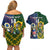 Custom South Africa And United States Rugby Couples Matching Off Shoulder Short Dress and Hawaiian Shirt 2023 Springboks Combine Eagles - Wonder Print Shop