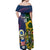 Custom South Africa And United States Rugby Off Shoulder Maxi Dress 2023 Springboks Combine Eagles - Wonder Print Shop