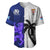 Fiji And Scotland Rugby Baseball Jersey Fijian Tapa Pattern With Thistle - Wonder Print Shop