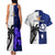 Fiji And Scotland Rugby Couples Matching Tank Maxi Dress and Hawaiian Shirt Fijian Tapa Pattern With Thistle - Wonder Print Shop