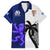 Fiji And Scotland Rugby Family Matching Long Sleeve Bodycon Dress and Hawaiian Shirt Fijian Tapa Pattern With Thistle - Wonder Print Shop