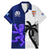 Fiji And Scotland Rugby Family Matching Mermaid Dress and Hawaiian Shirt Fijian Tapa Pattern With Thistle - Wonder Print Shop