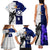 Fiji And Scotland Rugby Family Matching Tank Maxi Dress and Hawaiian Shirt Fijian Tapa Pattern With Thistle - Wonder Print Shop