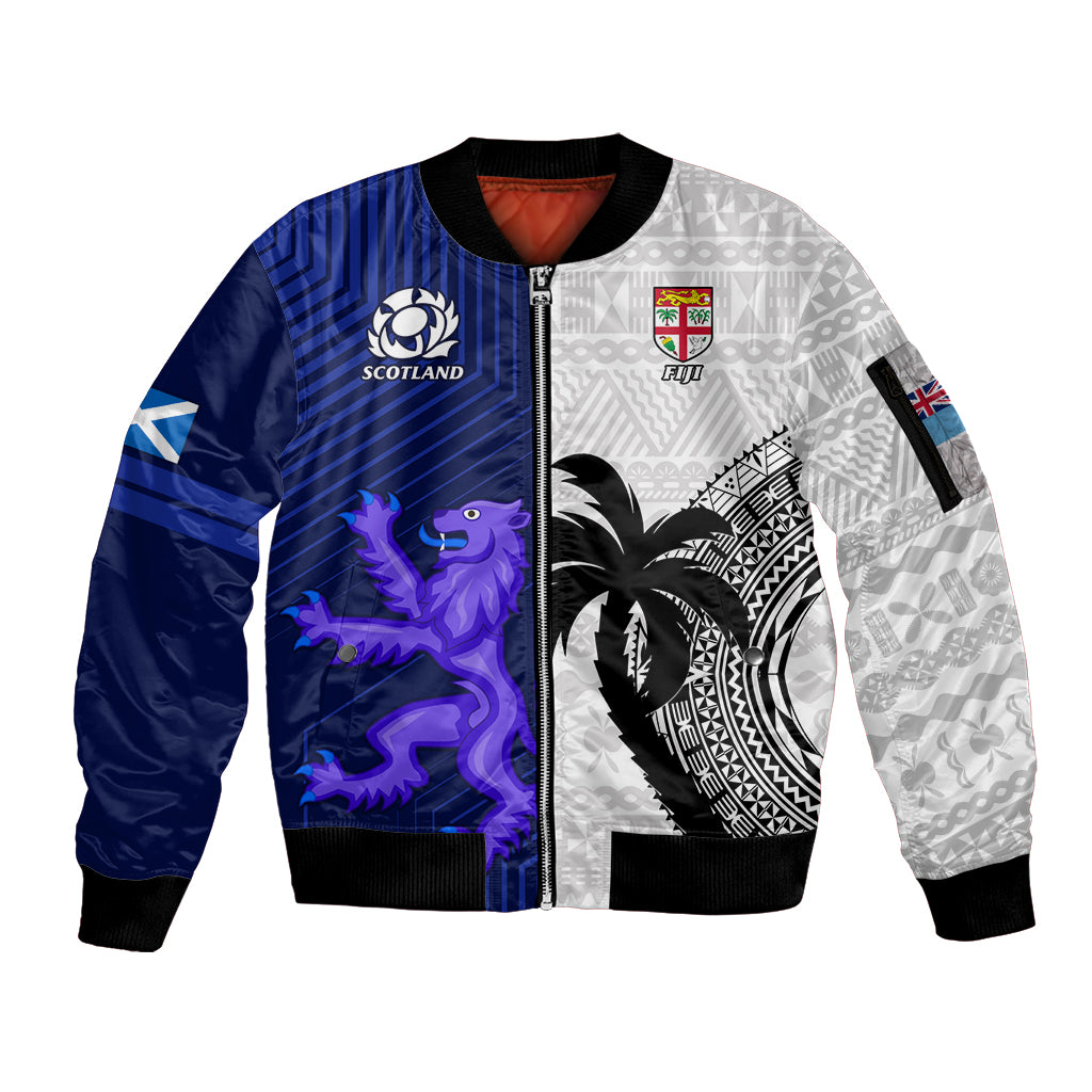 fiji-and-scotland-rugby-sleeve-zip-bomber-jacket-fijian-tapa-pattern-with-thistle