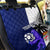 Custom Fiji And Scotland Rugby Back Car Seat Cover Fijian Tapa Pattern With Thistle - Wonder Print Shop