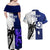 Custom Fiji And Scotland Rugby Couples Matching Off Shoulder Maxi Dress and Hawaiian Shirt Fijian Tapa Pattern With Thistle - Wonder Print Shop