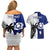 Custom Fiji And Scotland Rugby Couples Matching Off Shoulder Short Dress and Hawaiian Shirt Fijian Tapa Pattern With Thistle - Wonder Print Shop